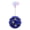 Klein Blue, variant on Yajisi Interactive Turntable Cat Tower Toy for Indoor Kittens, Roller Track with Balls & Teaser Wand, Puzzle Exercise Teaser, 8.66 inches / 22 cm, Klein Blue