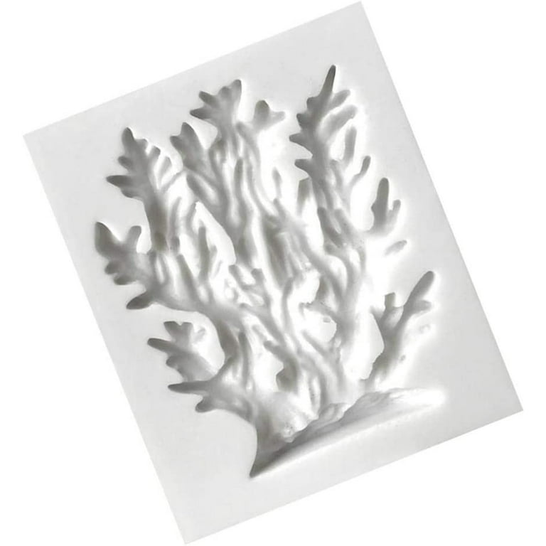 AYUQI Coral Seaweed Silicone Mold include Fondant Mold for