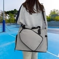 thumbnail image 1 of Bolsa de raqueta de pickleball bolsita para pickleball separación seca y húmeda para hombres mujeres ligeras con bolso de correa de hombro ajustable Gris, 1 of 8