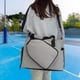 thumbnail image 1 of Mesa de bolsas de raqueta de pickleball Bag Tennis Viaje transportando separación seca y húmeda Gris, 1 of 8