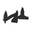 thumbnail image 4 of Reciprocating Saw Scraper, Wear  Durable Scraping Tool Attachment 4PCS Standard Sizes  for Wall Putty Removal for Floor Cleaning, 4 of 8