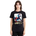 thumbnail image 4 of Spider-Man Womens Happy Thwipmas Window Christmas T-Shirt, 4 of 6