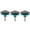 Mint Green-353, variant on Lawn Mower Blade Sharpener Kit, 3-piece Drill Bit Attachment Set, Carbide Grinding Stone for Sharpening Dull & Rusty Blades, Essential Lawn Care Tool for Tractors and Riding Mowers