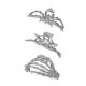 thumbnail image 2 of Pisexur Belleza Maquillaje Accesorios Tela Gótica De Calaveras De Araña Negras Mano Lindas Pinzas Para El Cabello Grandes Para Mujeres Accesorios Pinzas Para El Cabello Gótpara mujeres y hombres, 2 of 2