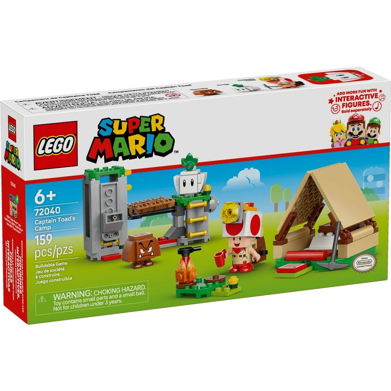 LEGO Super Mario Captain Toad's Camp Building Toy - Pretend Play Set for  Kids, Ages 6+ - Gift for Birthdays