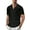 Black-Short, variant on button Down Mens Shirts Long Sleeve Shirts for Men Solid TextureT-shirts