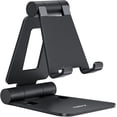 thumbnail image 3 of Nulaxy Soporte plegable doble para teléfono celular, totalmente ajustable, soporte plegable para teléfono de escritorio, base compatible con teléfono 15 14 13 12 11 Pro Xs Xs Max Xr X 8, Nintendo Swit, 3 of 4