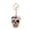 black, variant on Diamond studded creative metal Halloween skeleton cross-border keychain alloy rhinestone simulation small skeleton