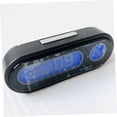thumbnail image 6 of IBASETOY Black Car Thermometer Dashboard Decoration with 2 in 1 LED Clock and Backlit Function, 6 of 8