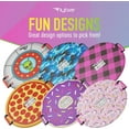 thumbnail image 5 of Flybar Kids 26" Foam Saucer Disc Snow Sled with Slick Bottom & PE Core Build for Boys and Girls Ages 6+, Holds Up to 110 Lbs - Pink Donut, 5 of 7