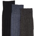 thumbnail image 3 of Men's Gold Toe 2054S Hampton Moisture Control Crew Socks - 3 Pack (Denim/Charcoal/Black 10-13), 3 of 3