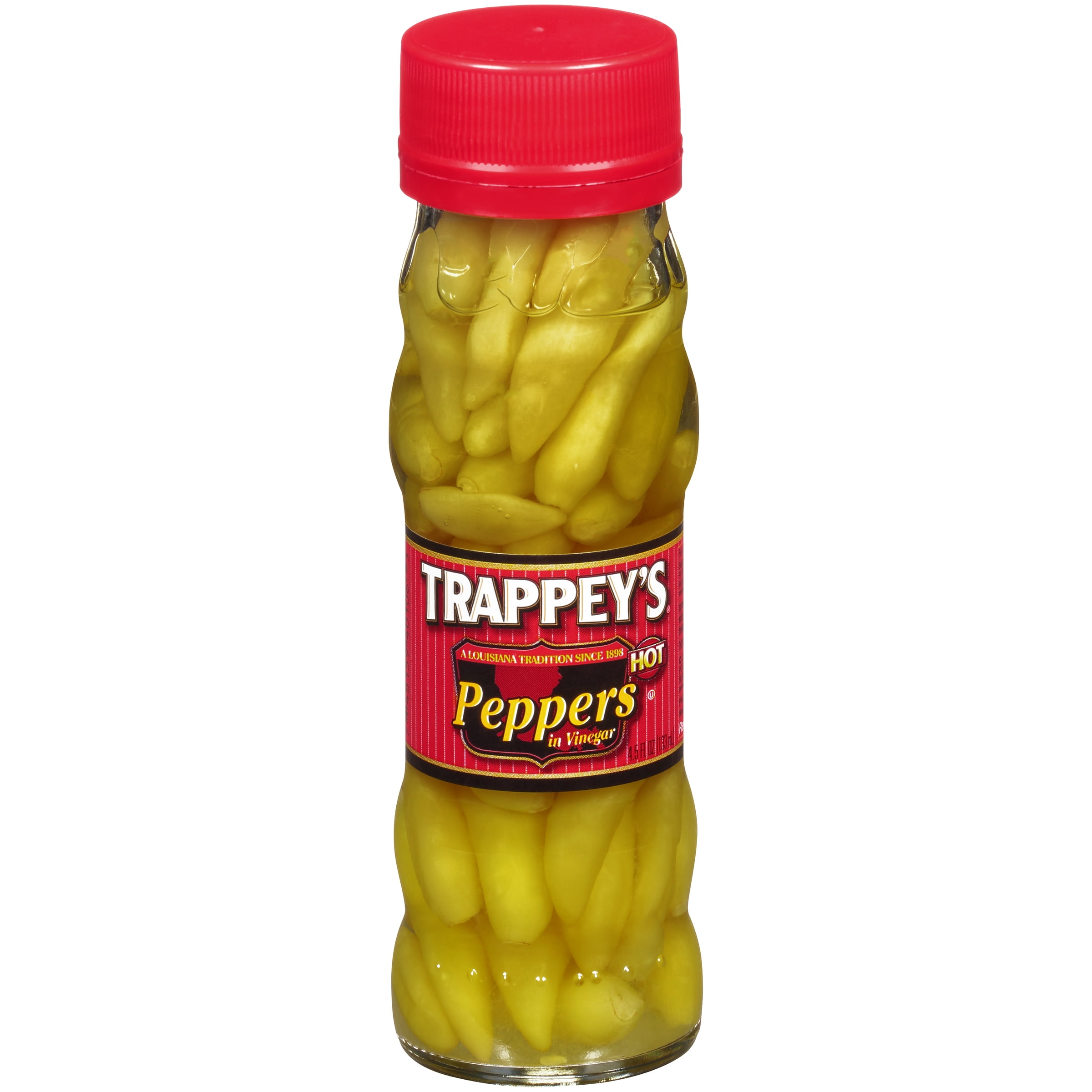Trappey's® Hot Peppers In Vinegar 4.5 fl. oz. Glass Bottle Walmart