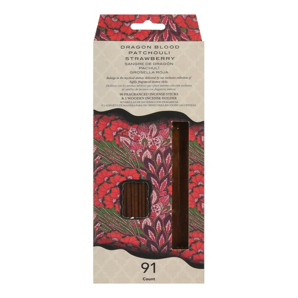 Flora Classique Incense Value Pack Dragon Blood Patchouli Strawberry Walmart Com Walmart Com