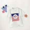 thumbnail image 5 of Coerni Toddler Kids Independence Day Tops 4th of July Cotton Print T Shirts for Girls Boys Unisex Summer Clothing, 5 of 9