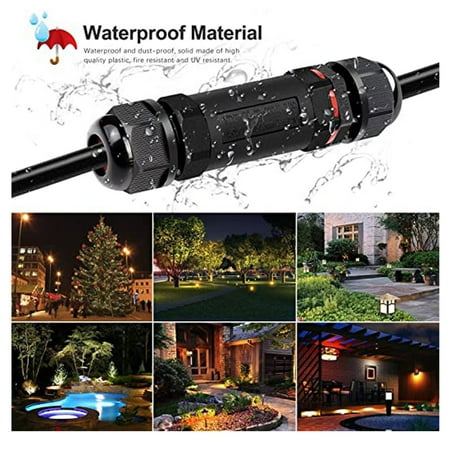 

knqrhpse Drill Accessories connector box connector core Cable Three 6PCS Waterproof junction Tools & Home Improvement drill set
