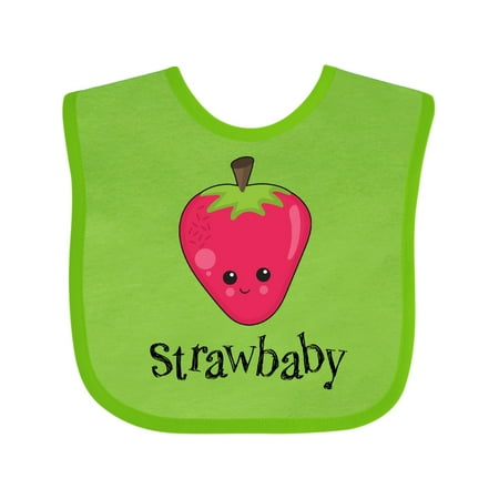 

Inktastic Cute Strawberry Strawbaby Boys or Girls Baby Bib