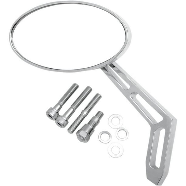 Pro One Performance 102310 Oval Weekend Warrior Mirror With Cutout Stem Left Chrome Com Pro One Performance 102310 Oval Weekend, Pro One Weekend Warrior Mirrors
