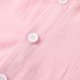 thumbnail image 4 of Camisas Hombre Manga Corta Camisa de manga corta con bolsillo Camisas de hombre de pie con cuello casual para hombres (Pink, M), 4 of 7
