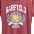 thumbnail image 3 of Garfield - Collegiate - Women's Short Sleeve Graphic T-Shirt, 3 of 5