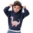 thumbnail image 2 of Asxite Toddler Tops Long Sleeve Print Hoodie Casual Loose Fall Winter 2-7 Y, 2 of 7