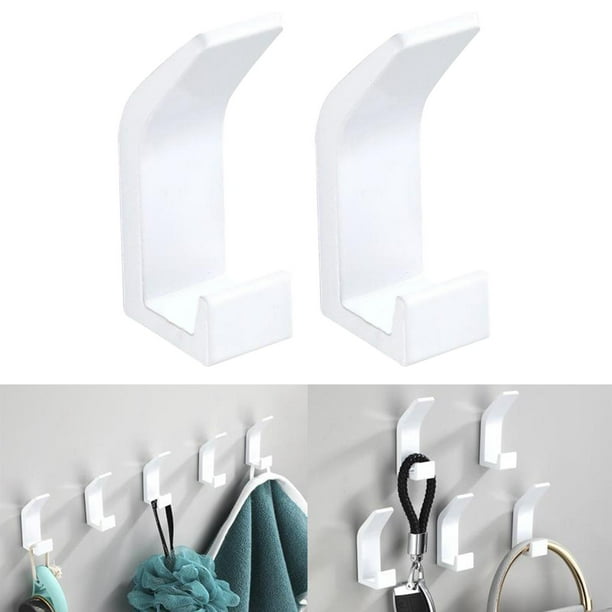 2 paquetes de s adhesivos colgador de pared toallas s resistente colgar para cocina puerta armario armario de Blanco Gloria Perchero adhesivo para perchero Bodega Aurrera en linea