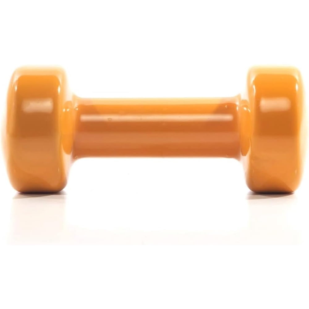 Power Systems 2 lbs Deluxe Vinyl Dumbbells Set, Pair of Dumbbell Weight with Non-Slip Grip (Green)