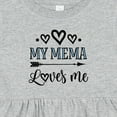 thumbnail image 4 of Inktastic My Mema Loves Me Girls Girls Baby Dress, 4 of 5