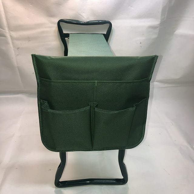 Lefu Sac à Outils pour Jardin et Siège, Tabouret de Jardin Pliable Robuste Banc de Jardinage Pochette à Outils Pochette de Rangement Portable (Ne Comprend Pas le Tabouret pour Genoux)