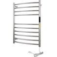 thumbnail image 2 of Towel Warmer Wall Mount Electric Plug-in/Hardwired Heated Towel Rack  Heated Towel Drying Rack with Timer &; Temperature Multi-Level Adjustable Mirror Polish (Rose Gold  Bars), 2 of 2