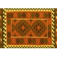 thumbnail image 1 of Ahgly Company Indoor Rectangle Oriental Yellow Traditional Area Rugs, 4' x 6', 1 of 4