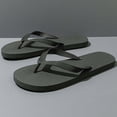 thumbnail image 6 of SBYOJLPB Men's Sandals Casual Indoor and Outdoor Versatile Solid Color Round Toe Open Toe Flat Soft Sole Beach Sandals, 6 of 6