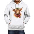 thumbnail image 1 of MHFRRA Sudadera con Capucha Informal de Manga Larga, Suave, Cómoda y Ligera, Ropa de Calle de Moda para Uso Diario Blanco, 1 of 3