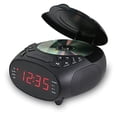 thumbnail image 2 of GPX Radio reloj con CD y alarma dual, carga superior, FM, negro (CC318B), 2 of 5