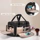 thumbnail image 4 of Estuche de maquillaje enrollable LUXJA con 3 bolsas y 1 bolsa para brochas, color negro, 4 of 8