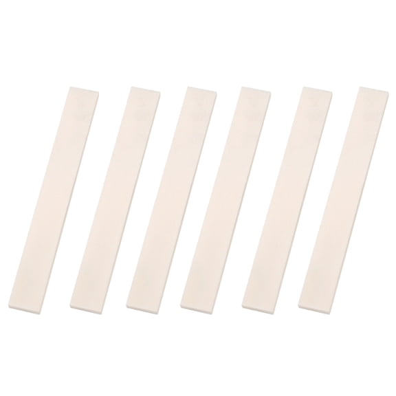 DIY Unslotted Acoustic Guitar Nut Untreated Bone Guitar Nuts Blank Replacement Stringed Instrument Parts Durable