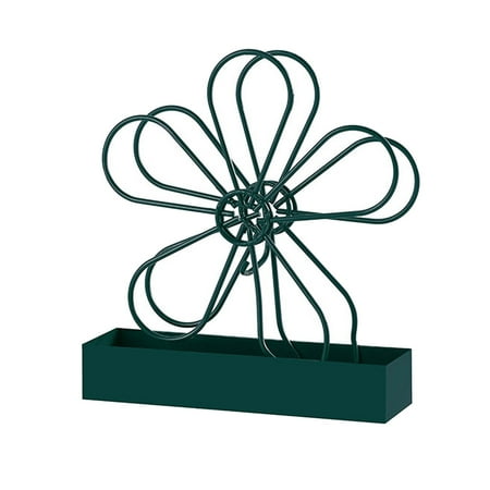 

Summer Wrought Fireproof Coil Dish Metal Material Flower Shape