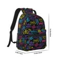 thumbnail image 2 of Yiaed Graffiti Art Print School Backpack College Backpack Daypacks for Students High School Spacious and Durable Daypack for Work and Travel-One Size, 2 of 6