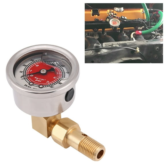 Fuel Pressure Fuel Pressure Gauge Fuel Pressure Liquid Filled Gauge Fuel Pressure Regulator Gauge Fuel Pressure Gauge Kit Universal Fuel Pressure Liquid Filled Regulator Gauge
