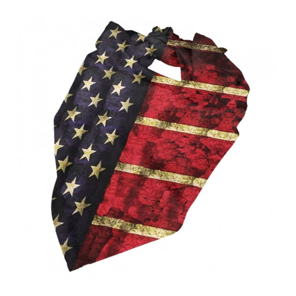 Us Flag Dog Bandana Dog Scarf Adjustable Bib Handkerchief Accessories For Small Medium Large Dogs