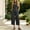 Gray, variant on Womens Corduroy Cross Halter Sleeveless Jumpsuit Zip High Waist Solid Cropped Wide Leg Romper with Side Pockets Blue XXL(XXL)