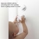 thumbnail image 2 of Door Knob Child Proof Cover, Child Safety Locks for Doors, Kid-Proof 4 Pack/White (Also Safe for Toddlers and People Suffering from Dementia), 2 of 5