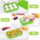 thumbnail image 5 of (Verde-Juego de cuatro) Bandeja para cubitos de hielo Bandeja para cubitos de hielo Bandeja para cubitos de hielo cubierta Bandeja para cubitos de hielo de silicona Material de silicona Apto para ali, 5 of 5
