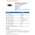 thumbnail image 2 of Front Brake Rotor - Compatible with 2010 - 2022 Toyota 4Runner 2011 2012 2013 2014 2015 2016 2017 2018 2019 2020 2021, 2 of 2