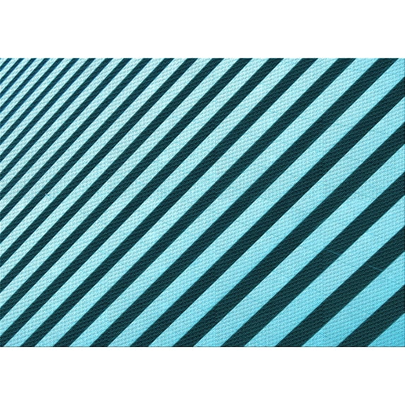 Ahgly Company Indoor Rectangle Patterned Medium Teal Green Area Rugs, 7' x 10'