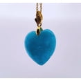 thumbnail image 7 of 22mm Blue Jade Heart Gold Necklace, 7 of 7