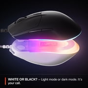 SteelSeries Rival 3 Gen 2 Gaming Mouse - Optical, Corded Electric - White