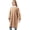 Camel, variant on Women Long Sleeve Apron Cotton Linen Apron with Pockets Work Apron For Cooking,Gardening, Painting, Baking, Housework