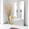 thumbnail image 1 of NeuType Full Length Floor Mirror Rectangular Gold 47"x22", 1 of 7