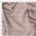 thumbnail image 4 of Soimoi Green Velvet Fabric Artistic Floral Fabric Prints By Yard 58 Inch Wide, 4 of 5