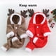 thumbnail image 4 of Fiesta de Navidad Ropa para mascotas Invierno Cálido Con capucha Coral Terciopelo Disfraces casuales gruesos con sombrero Pequeño Mediano XS 2 piezas Eigraketly PT000574-01, 4 of 7